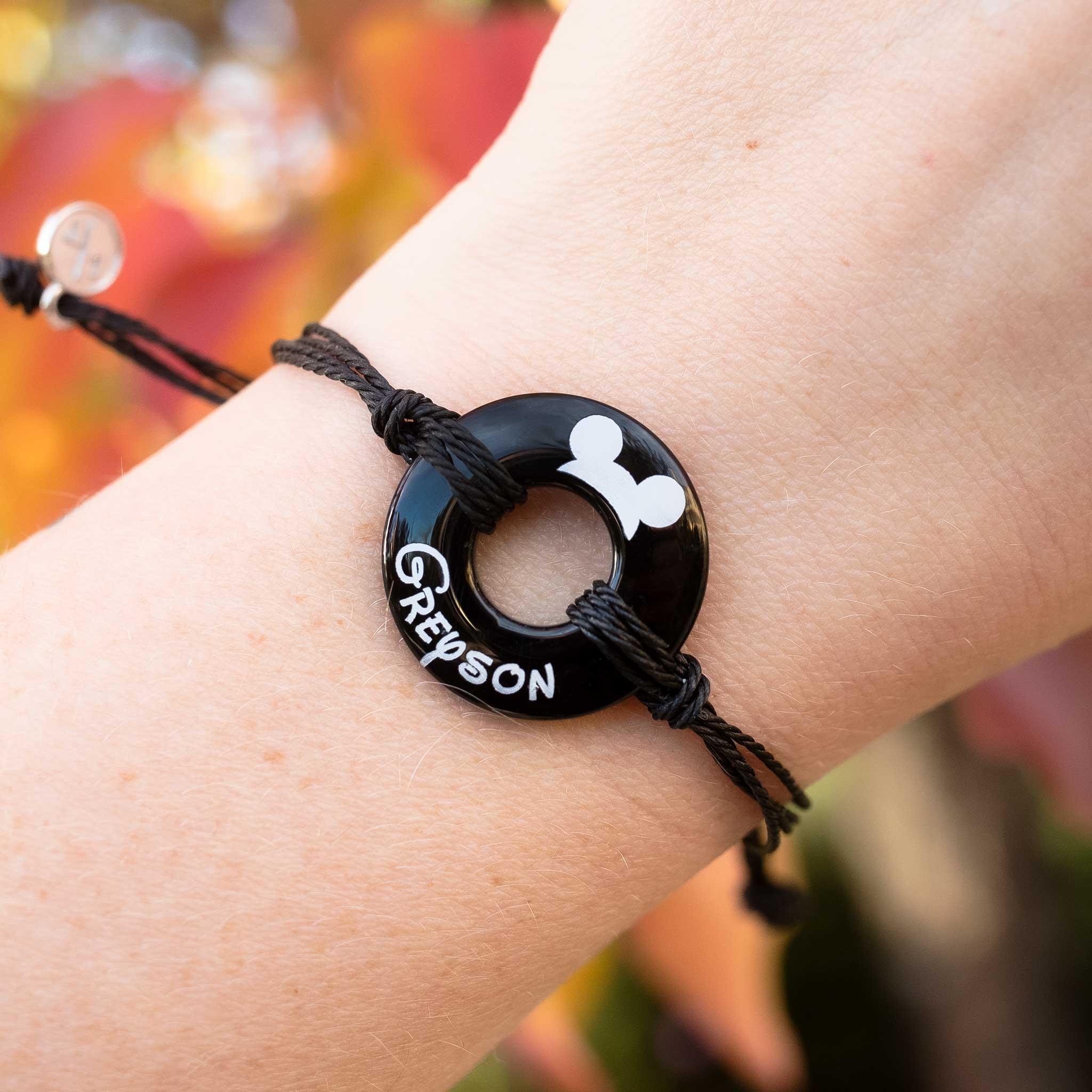 Custom Minnie and Mickey Name Bracelet - Life Token