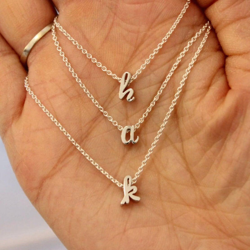 Dainty Initial Necklace - Life Token