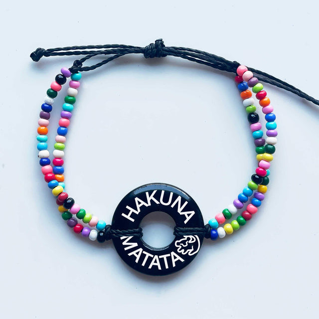 Custom Beaded Token Bracelet - Life Token