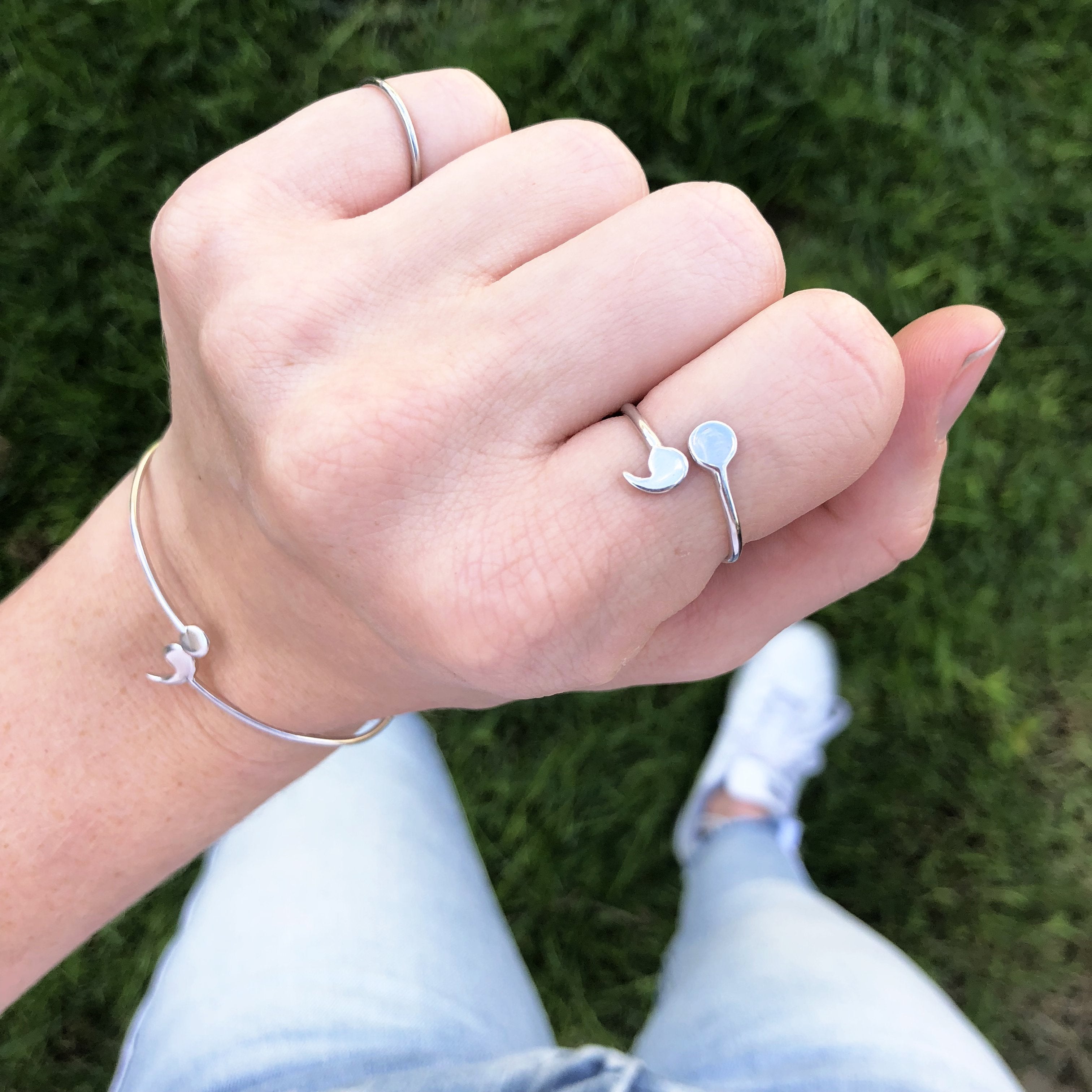 Semicolon Ring - Life Token