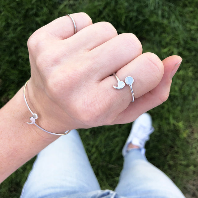 Semicolon Ring - Life Token
