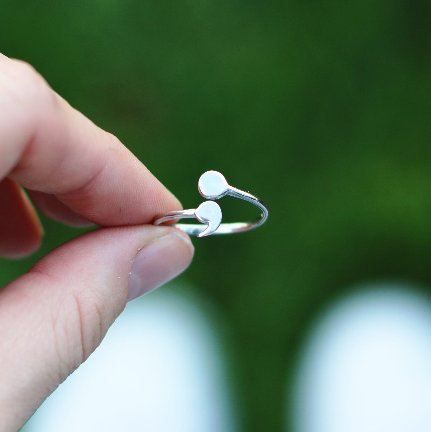 Semicolon Ring - Life Token