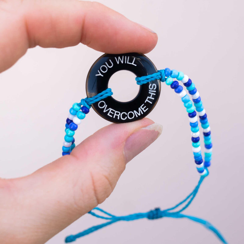 Custom Beaded Token Bracelet - Life Token